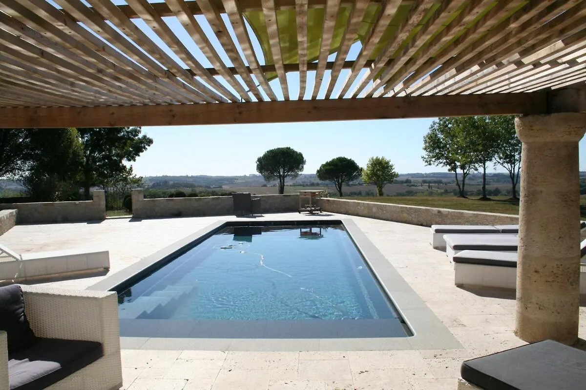 Villa Gers Pool And Panorama La Romieu