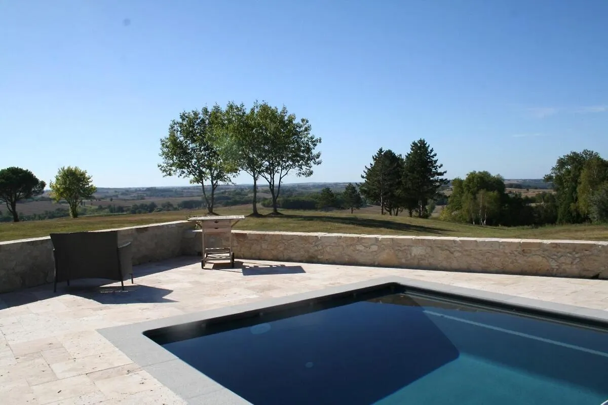 Villa Gers Pool And Panorama La Romieu Francia