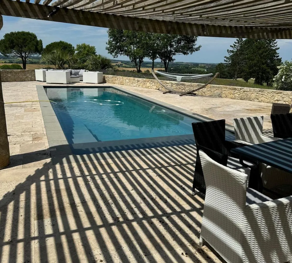 Villa Gers Pool And Panorama La Romieu